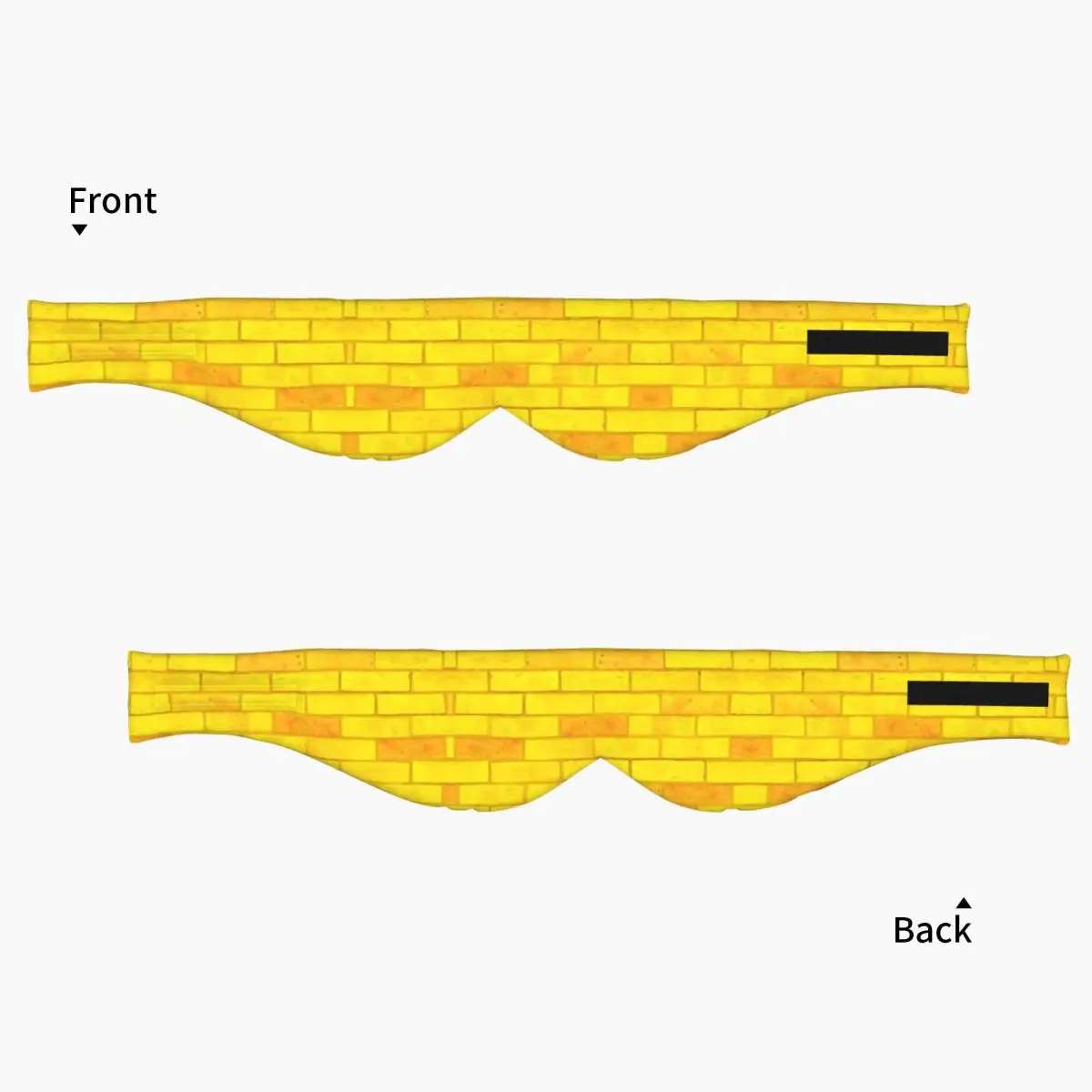 Yellow Brick Road sleep mask Light Blocking Portable Eye Cover for Girls Boys Home Sleeping Party Gift Eyeshade eyepatch view 3