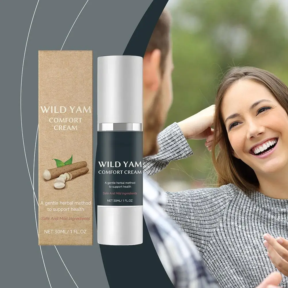 Novo creme de inhame selvagem hidratante hidratante e remoção de hormônio de inhame calmante equilíbrio regular bálsamo rugas creme selvagem h5t5