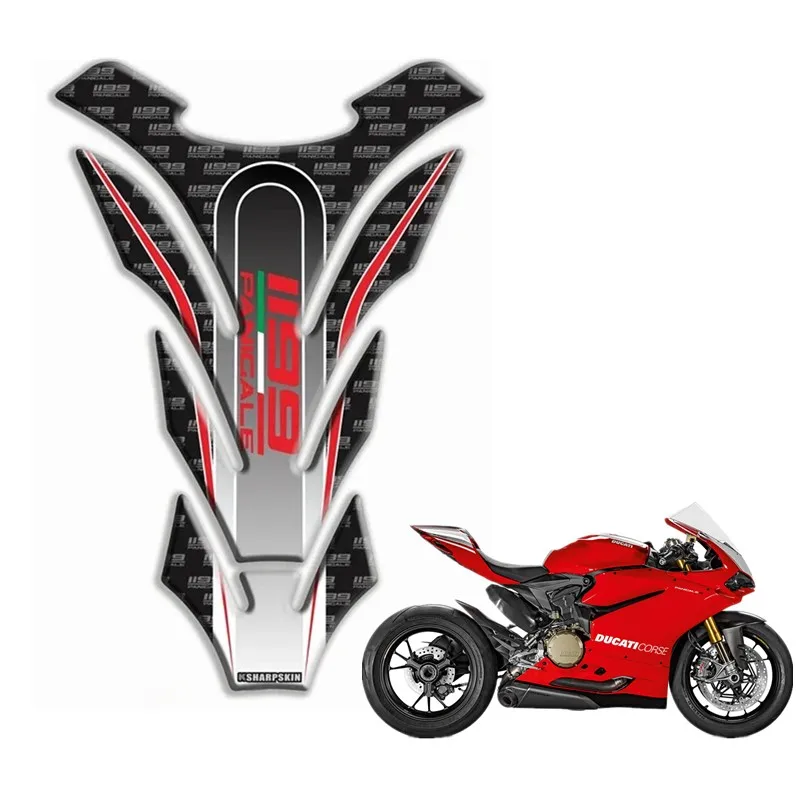 

Для DUCATI 1199 защитная накладка на бак мотоцикла 3D гелевая наклейка Decal - B