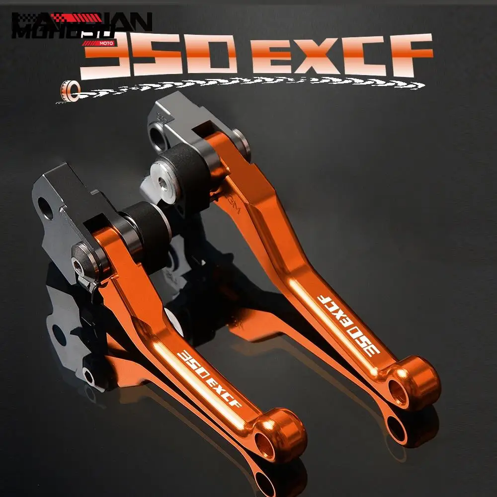 

350EXCF Brake Clutch Lever Dirt Pit Bike Brake Clutch Levers Grips For 350 EXC-F EXCF SXF XCF XCFW 2007-2018 2015 2016 2017