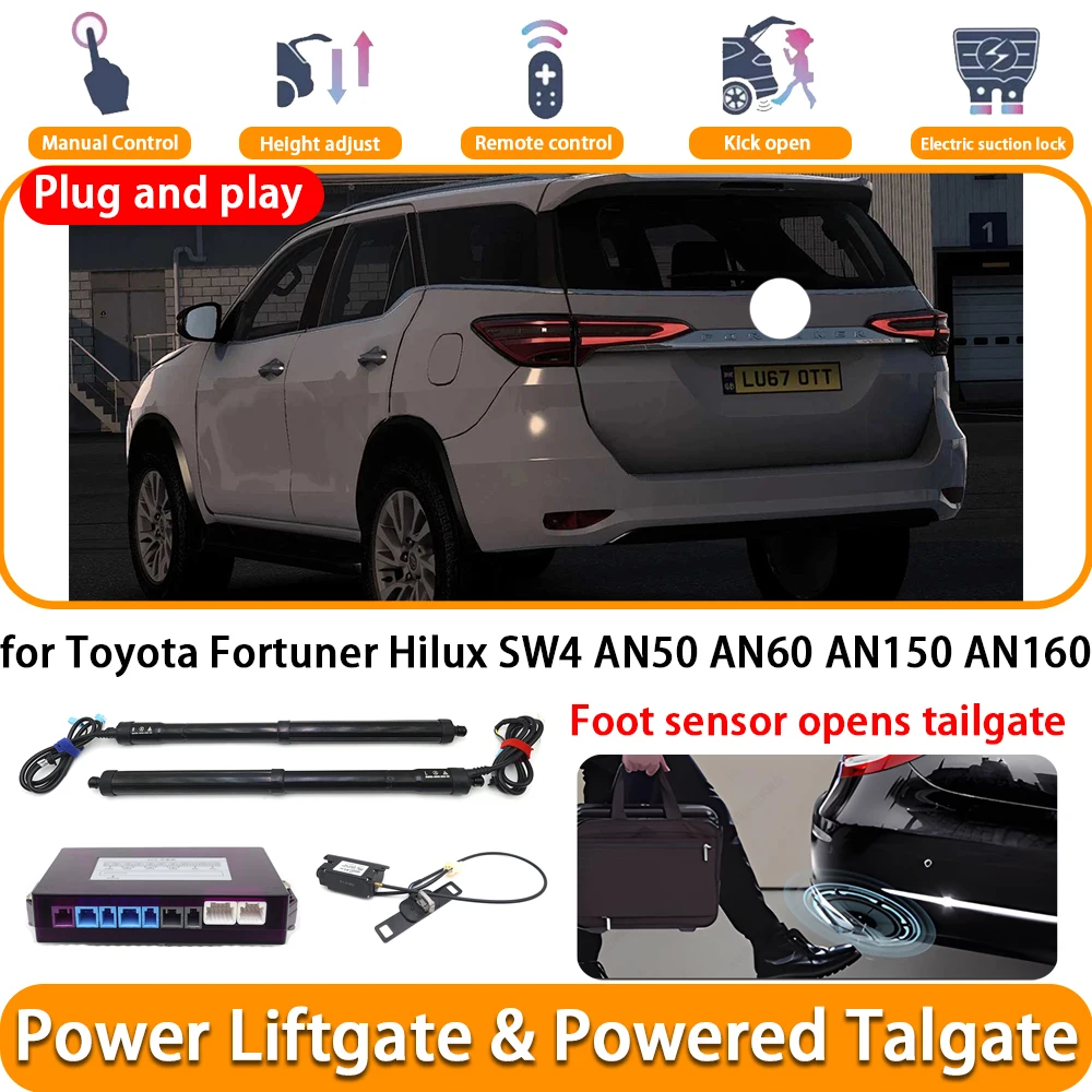 Para Toyota Fortuner Hilux SW4 AN50 AN60 AN150 AN160 OEM sistema de puerta trasera eléctrico automático Kit de elevación de maletero