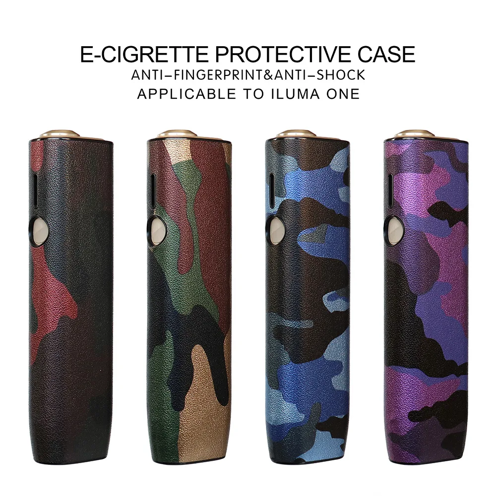 Fashion 20 Colors Colorful PC+Leather Case For ICOS ILUMA ONE Skin Cover Cases For IQOS ILUMA I ONE Case Protection Cover