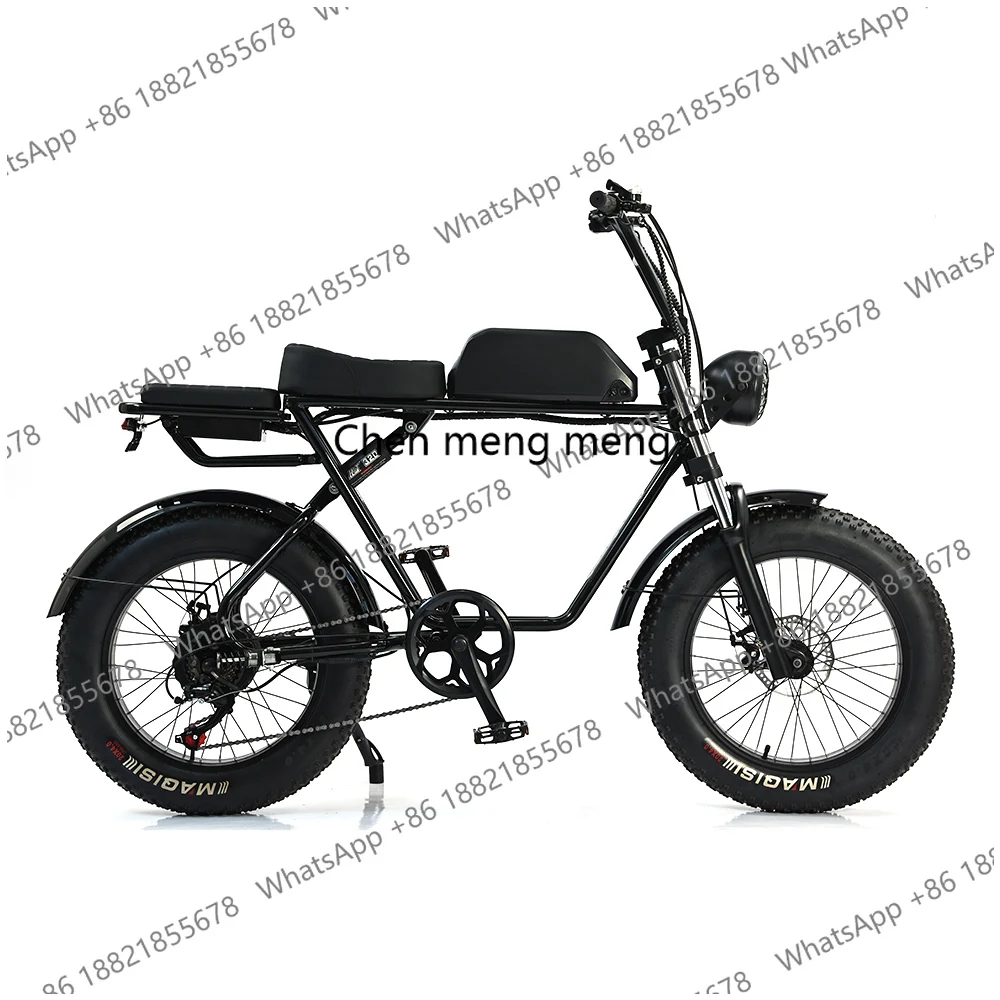 New Arrivals 500w 48v Fat Tire Ry Thickened Steel Frame Bicycle E Bikes Electrical Bike for Adults