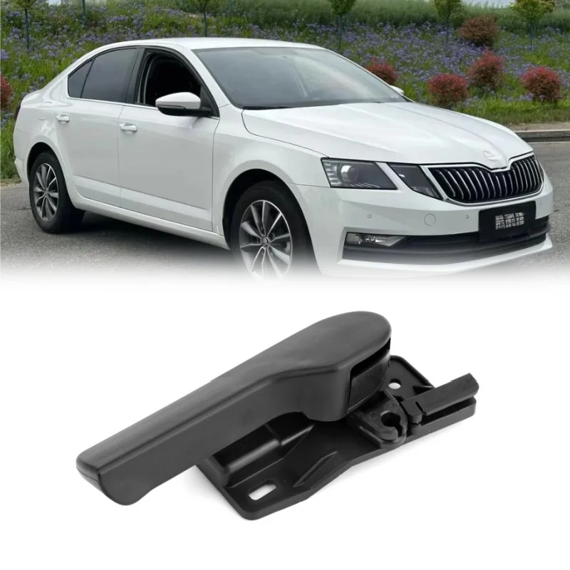Hood Bonnet Release Pull Handle Plate Replacement For VW Bora Jetta Golf Polo Beetle Skoda Superb
