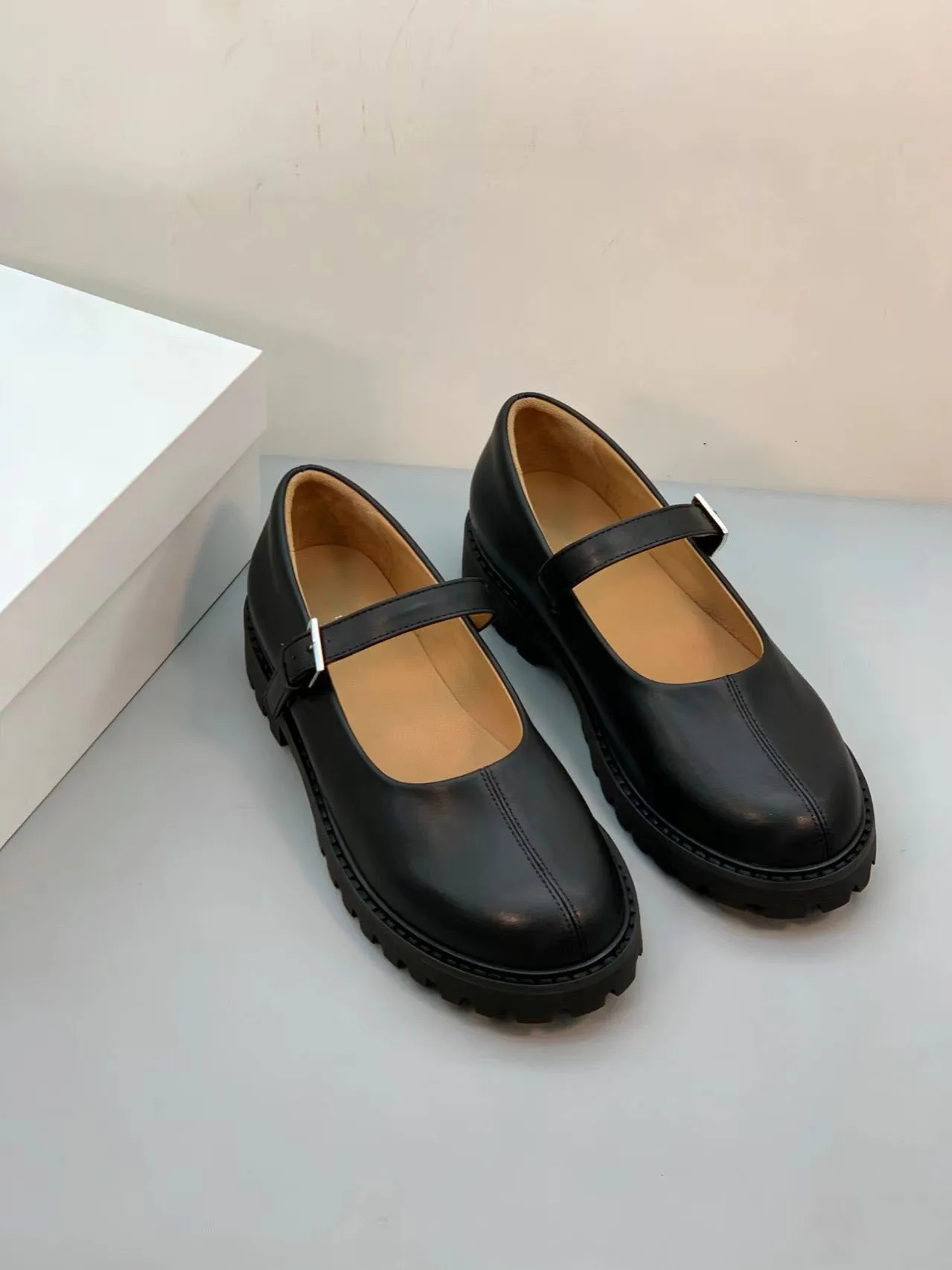 

Women Leather Platform Mary Jane Shoes Mary Jane Flats