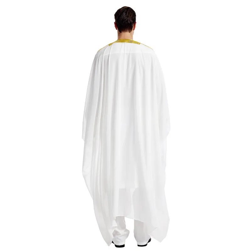 2026 Men's Robe Arabic Men's Long Sleeve Muslim Outer Robe
