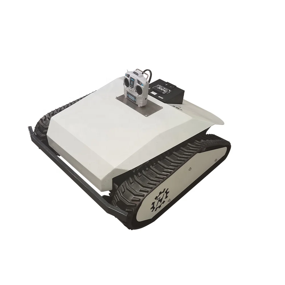 Zero Turn Crawler Mini Lawn Mower Remote Control Triple Lithium Battery Robot Grass Cutter E-start Lawn Mower Purity Electric