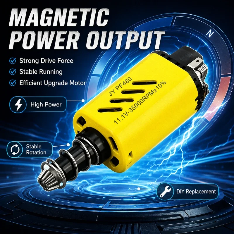 480 35000RPM High Speed Motor 11.1V High Torque Magnet Motor Short & Long Shaft Optional For V2 V3