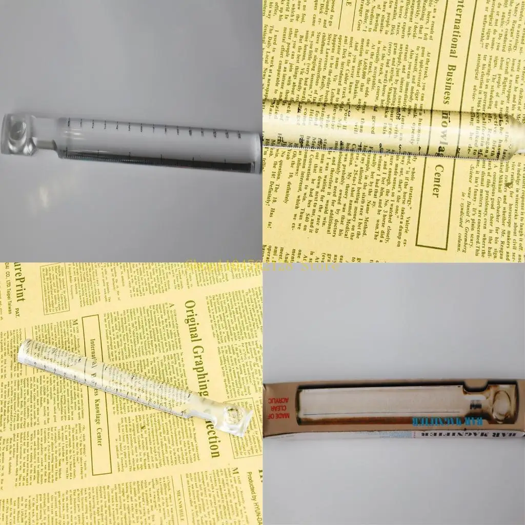 Professional Bar Magnifier Ruler Suitable for Reading Small Prints & Document 2x Lightweight Portable Ruler best sale
