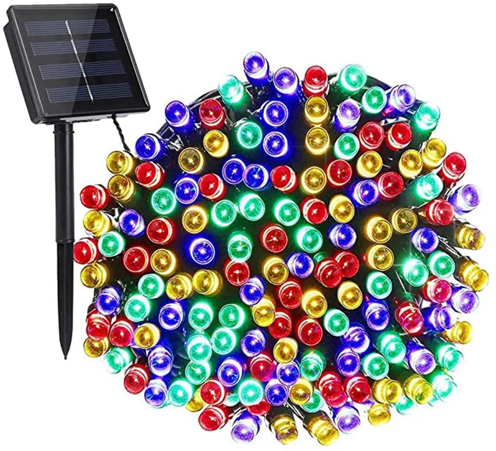 Led Solar String Lights 9.5m 50 Lights 8 Patterns Solar Fairy String Lights Waterproof Garden Wedding Party Decoration