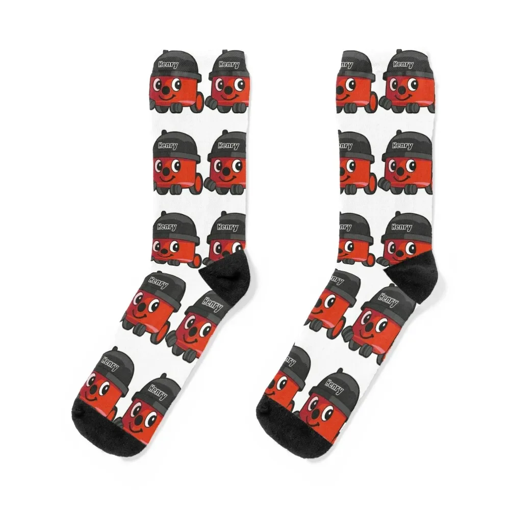 Henry hoover-Calcetines holgados de dibujos animados para hombre y mujer, medias cálidas de invierno