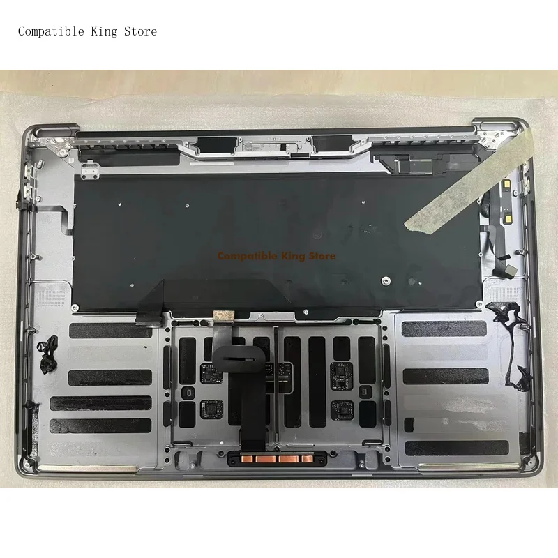 DD+Grey Silver Laptop A2141 Topcase Keyboard Touchbar For Macbook Pro Retina 16