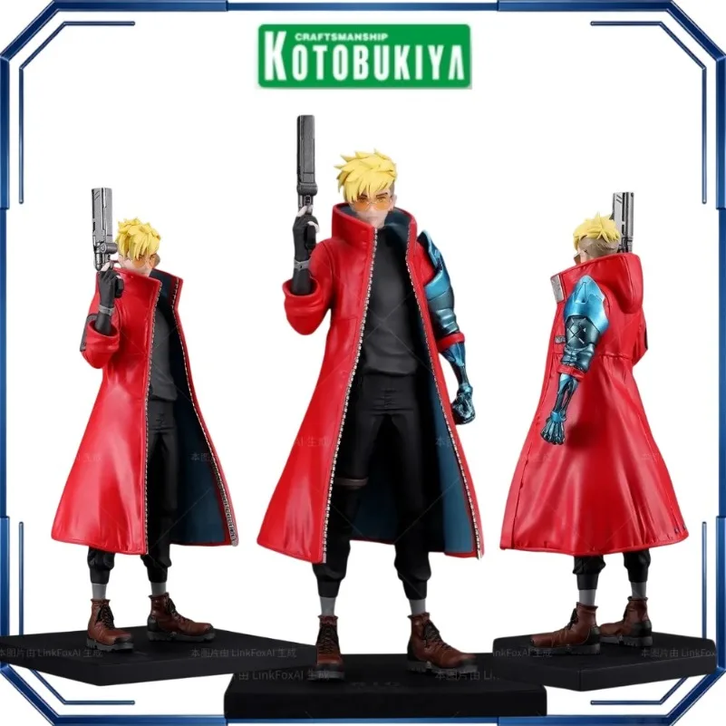 Kotobukiya Oshi Works Vash The Stampede Action Figures Trigun Stampede Anime Model Collection Toys Display Original Box Gifts