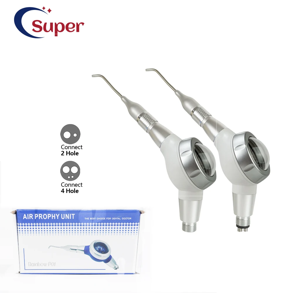 Dental Air Polisher Sandblasting Gun Polishing teeth whitening Equipment Fit 2/4 Holes connect Dentistry Tools