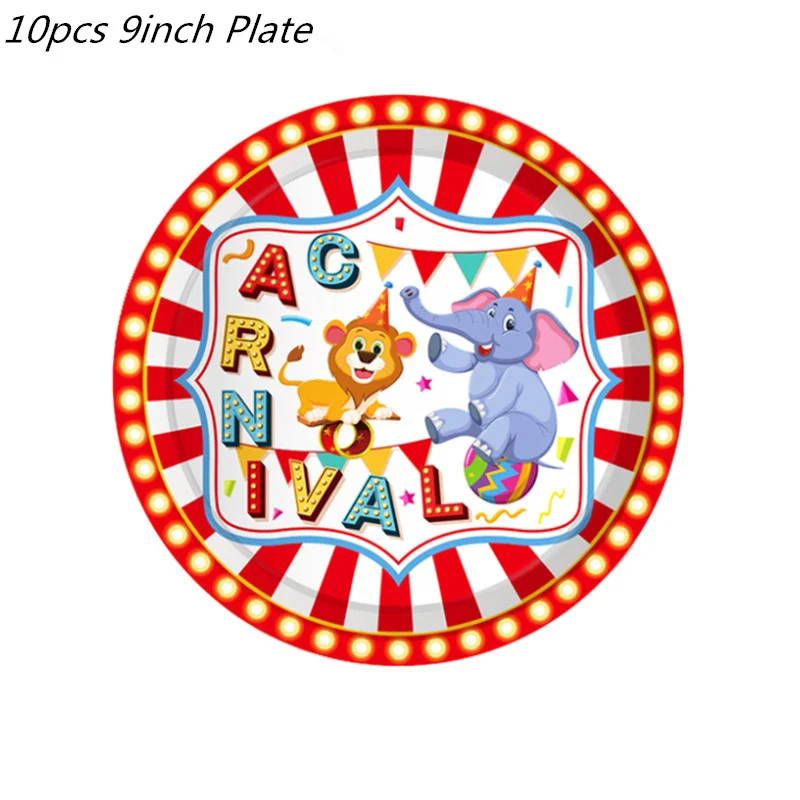 Zirkus-Clown Party-Tischdecke Zirkus-Karneval-Themen-Tischdecke Kinder-Jungen-Geburtstags-Zubehör Zirkus-Tischdecke Party-Dekorationen – Detail 4