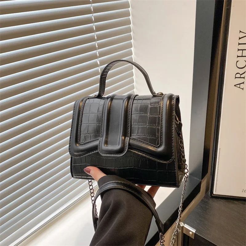 

Лето 2022, женская сумка с текстурой камня, модная сумка на плечо, минималистичная цепочка через плечо, стильная, универсальная