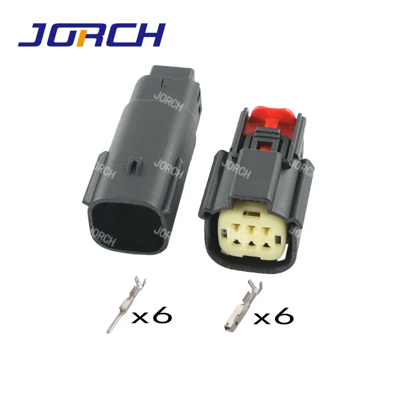 Molex 6-poliger wasserdichter Kfz-Stecker weiblich männlich 33472-0606 33482-0601 mit Anschlüssen