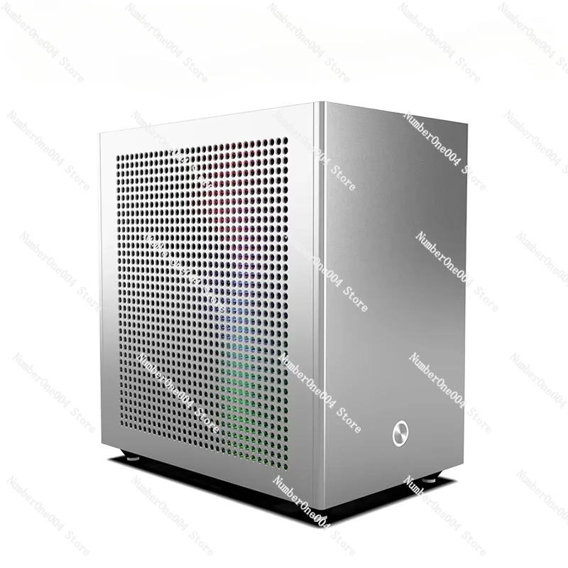 Lzmod mini A24-V6 1.0 dual-slot semi-high single display 1u power supply itx chassis 5.38 liters