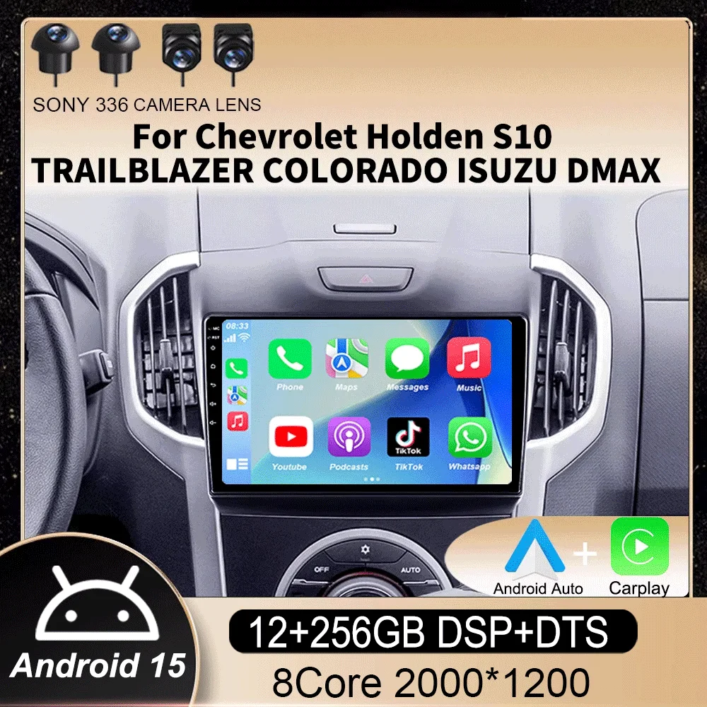 

Android 15 Carplay Auto Car Radio For Toyota Yaris 2012 2013 2014 2015 2016 2017 GPS Multimedia Player Stereo WIFI+4G video DSP