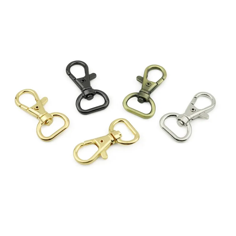 12/15/20 mm Alloy Snap Hook Lobster Clasp Keychain Findings for DIY Key Chain