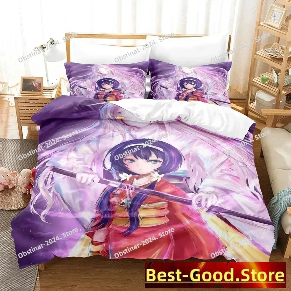 

2023 Kyouka Bedding Set Single Twin Full Queen King Size Bed Set Adult Kid Bedroom Duvetcover Sets Anime parure de lit Bed
