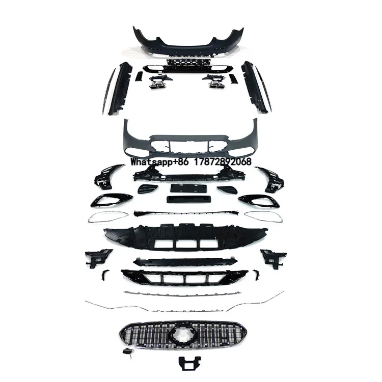 

High Quality Upgrade S63 Style Rear Diffuser Grille Front Rear Bumper Body Kit for W223 2021-2025