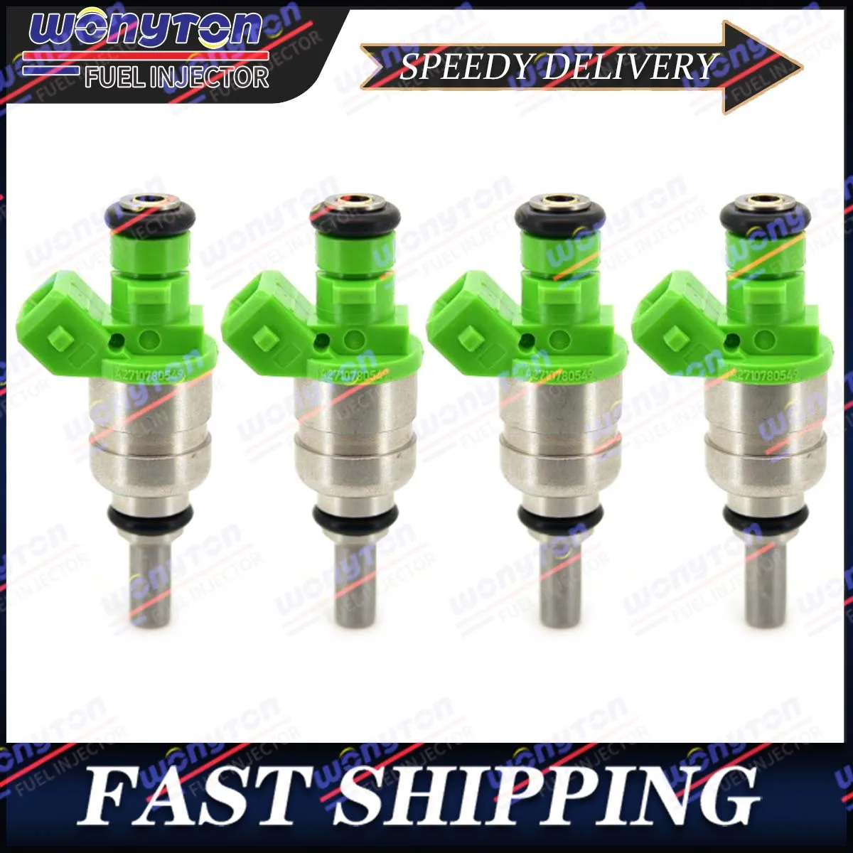 4PCS A2710780549 Fuel Injectors For MERCEDES-BENZ C230 2003-2005 2710780549 FJ902