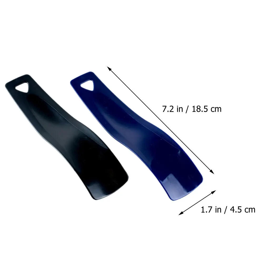 4Pcs Shoehorn Short Handle Portable Shoe Helper Ergonomic Shoes Wearing Tool Travel Lazy Shoe Horn for Seniors Men Women