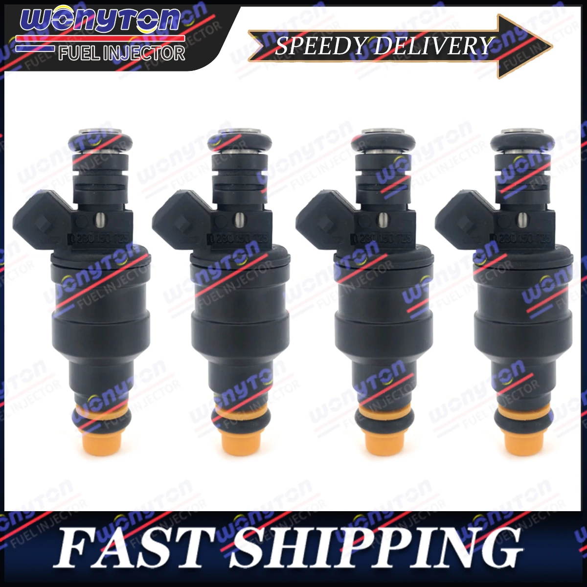 

4Pcs Fuel Injectors For OPEL PEUGEOT VOLVO 760 780 1.8-2.9L 0280150725