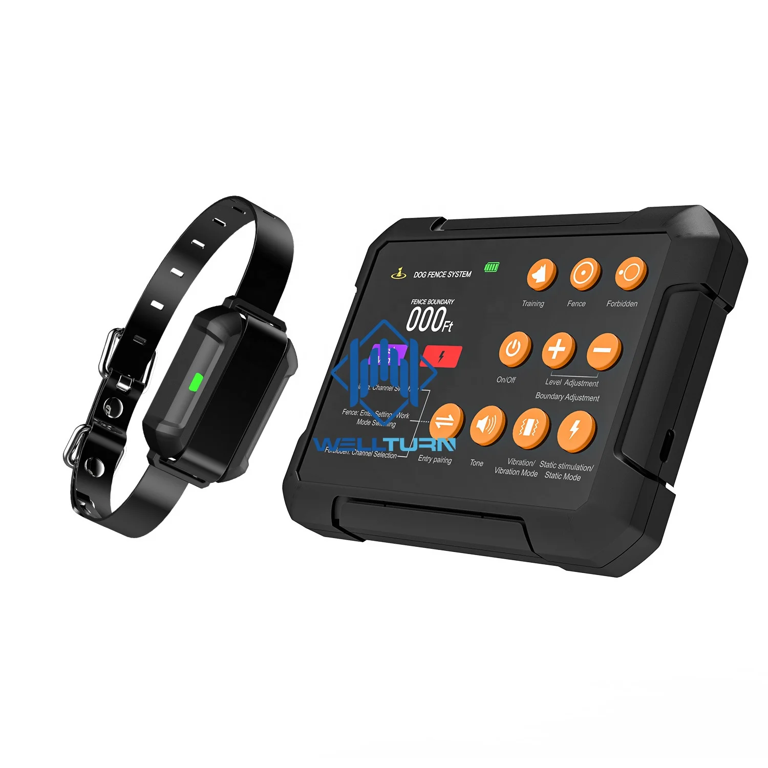 

New Patented Product Electric Wireless Fence Training Collar With Remote 3-in-1 Portable Rechargeable Safe Dog Boundary Fence