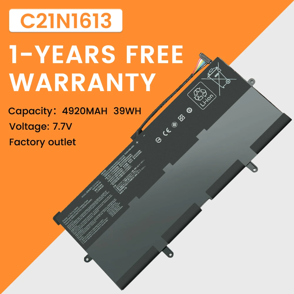 

Genuine C21N1613 Battery for ASUS C302C C302CA Chromebook Flip C302CA-GU017