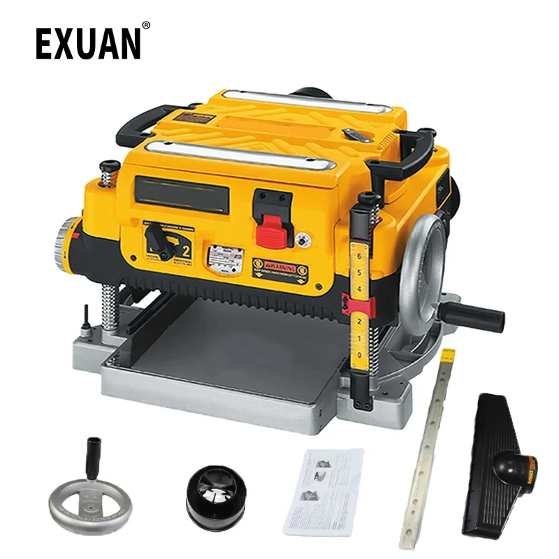 2000 Watt Multi-functional Woodworking Workbench Planer Press Electric Thickening Equipment Flatbed Machine