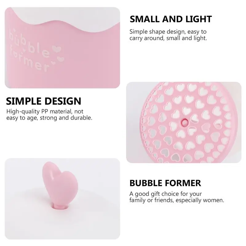 1 Marshmallow Maker Bubble Former Cream Foaming Clean Plastic Foaming Bottles Cleanser Foaming Face Lotion Dispenser Bubble