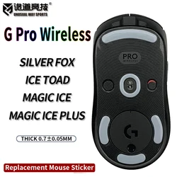 UnusualWaySports Mouse Foot Skates Feet Logitech G Pro 2 Wireless GPW4 Glides Curve Edge Magic Ice Silver Fox Version GPW