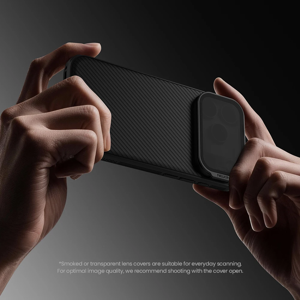 NILLKIN Magnetic Case For iPhone 18 Pro/18 Pro Max, Slide Camera Lens Cover with Hidden Stand, Aluminum Kickstand, Shock Proof