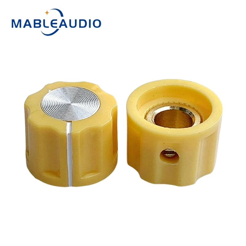 5 Stück 16x12 Gitarren-Leistungs verstärker knopf CD-Effektor Lautstärke regler Blende 6,4mm – Detail 8