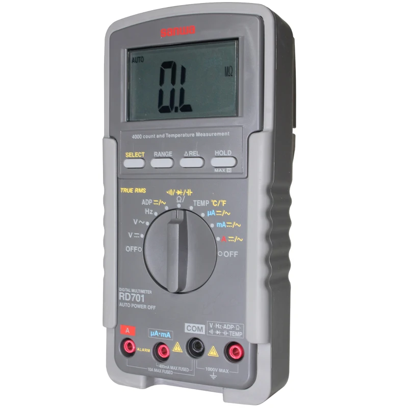 Japan sanwa RD701 high precision true rms digital multimeter/High input impedance 1000MΩ/Temperature measurement