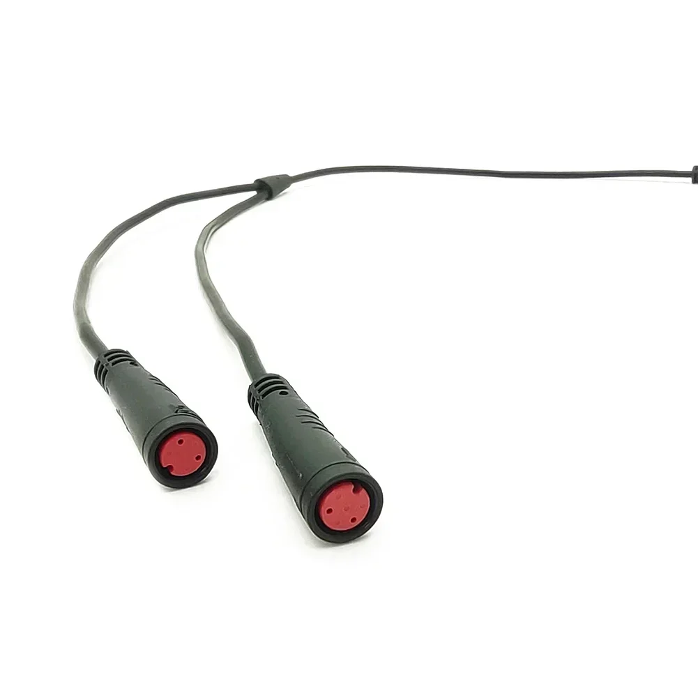 E-bike Y Splitter Cable RED 2Pin Electric Bicycle 1 To 2 Scooter Brake Sensor Durable Ebike Split Line Brake Sensor  Accessories