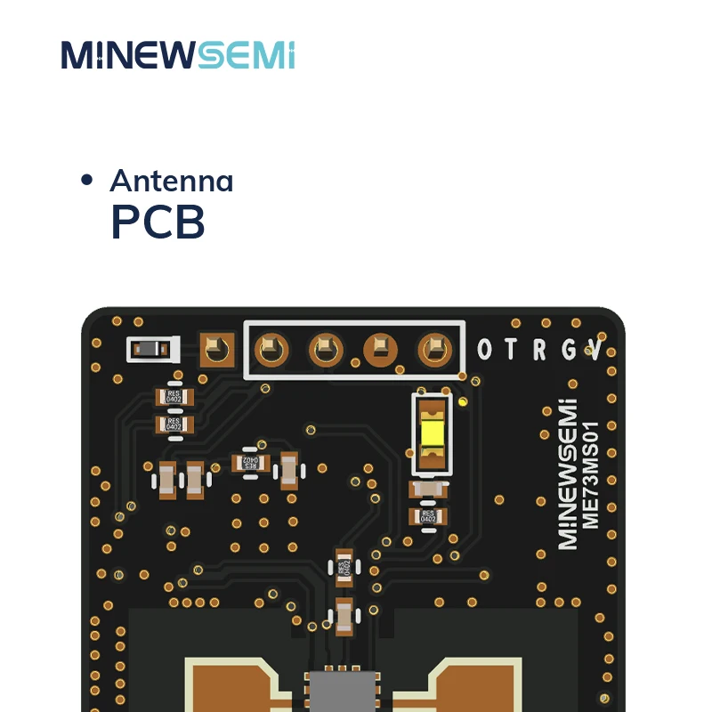 Real Time 24GHz mmWave Radar Module ME73MS01 High Sensitivity Motion Track Detection Human Presence Module