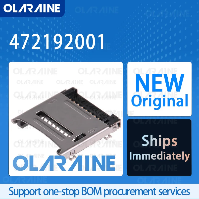 

20/50/100Pcs 472192001 100% brand new original IC chip Memory card connectors 8 Contact 500 mA