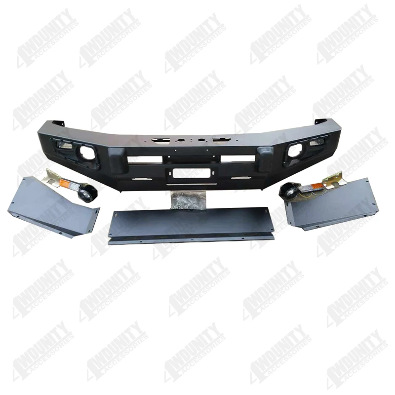 

Car Front Bumper For Land Cruiser LC200 With Steel Material Black Color 4x4 Bumper Off Road Bull Bar