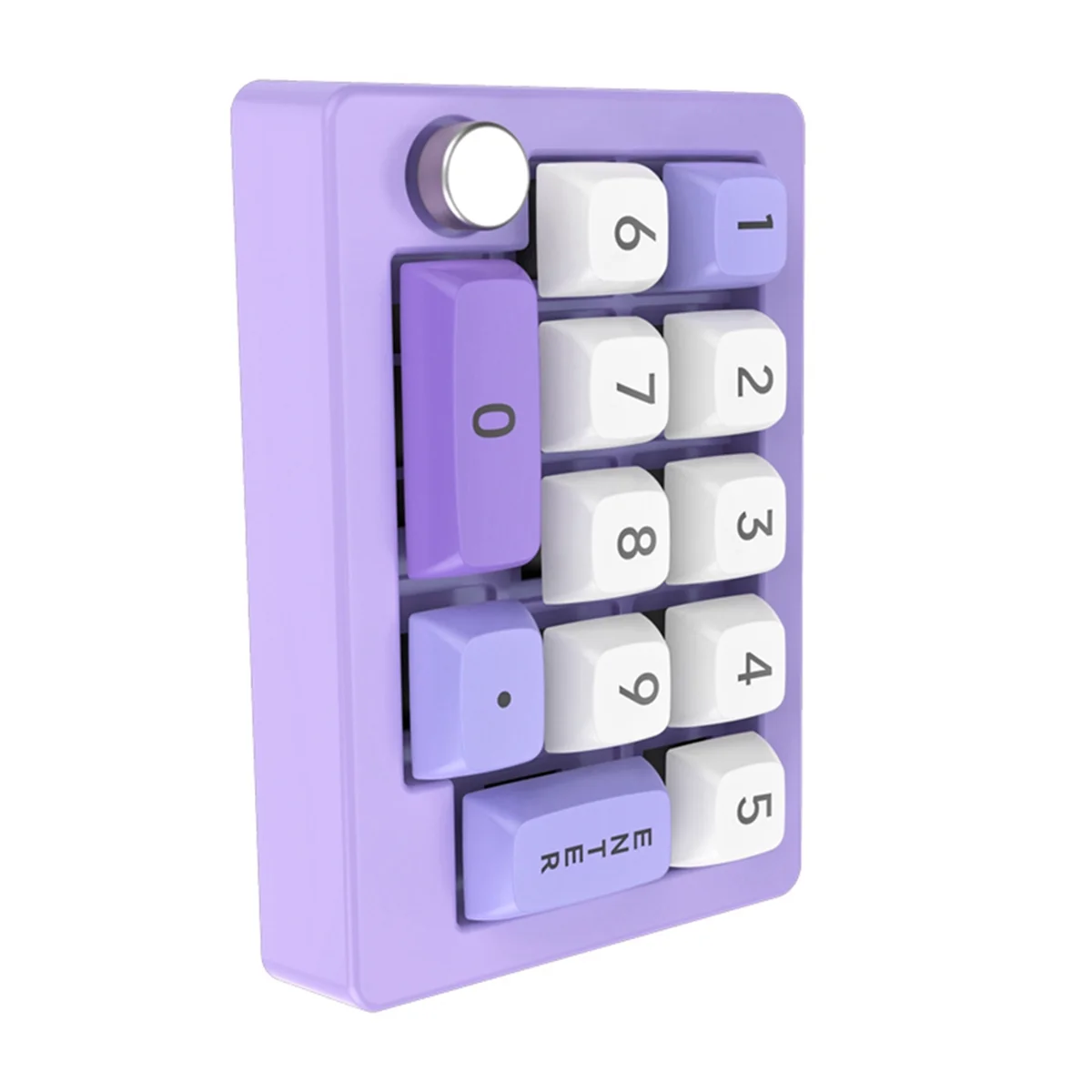 13 Key Macro Programmable Hot Swappable Mechanical Switch 7 Color RGB Light Gaming Mini Keyboard Numeric Keypad Purple