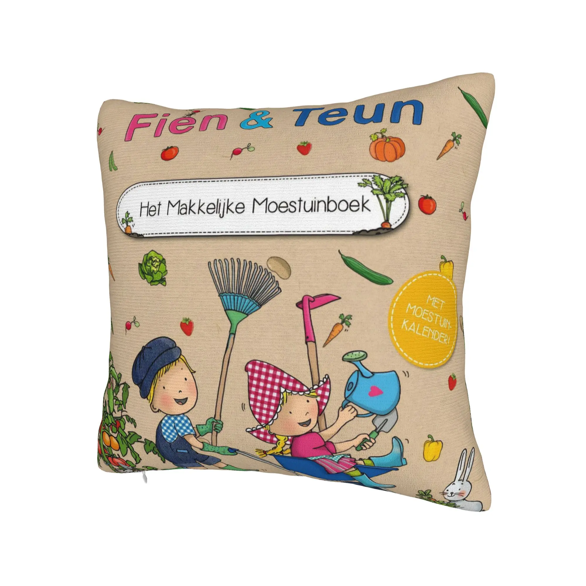 Decorative Pillow Covers Anime F-Fien & Teun Stuff Seater  Pillow Case Cover Square Style Multi Size
