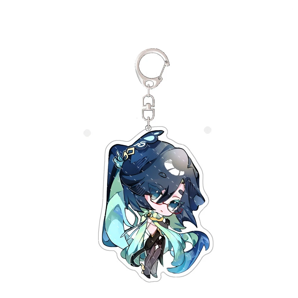 Game Honkai Star Rail Xianyun Aventurine Black Swan Acheron Raiden Bosenmori Mei Cosplay Pendant Prop Badge Keychain Accessories