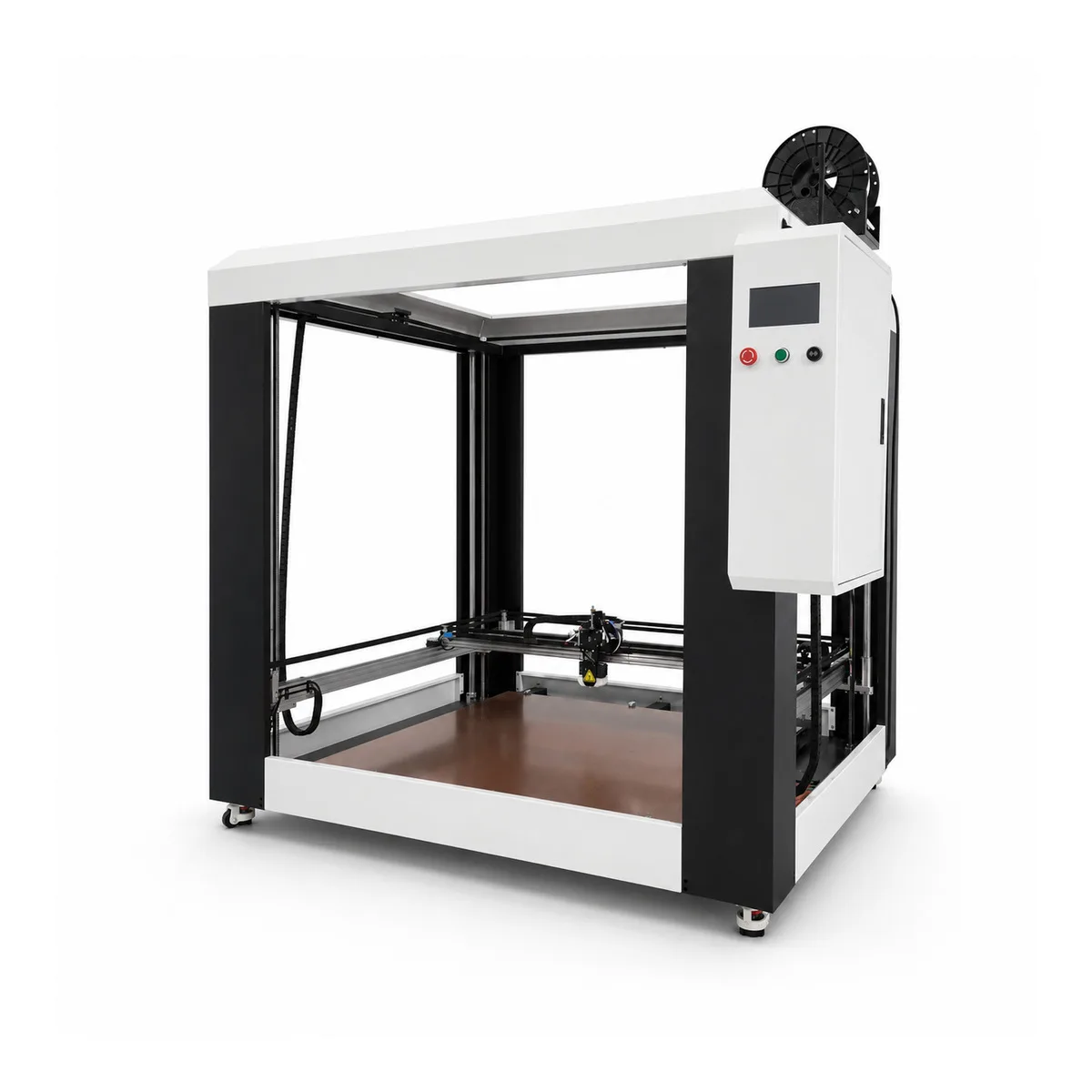 Enclosed Automatic New Industrial FDM 3D Printer Rigid Frame Linear Motion System USB High-Speed 1 Year Large Volume Printing