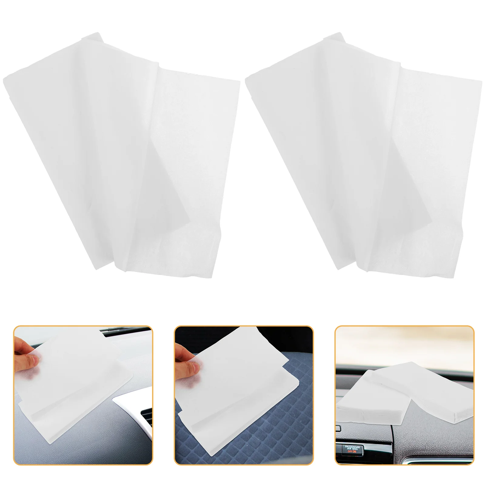 Smooth Tissue Refill Car Visor Tissue Holder Refills Car Sunshade Tissue Box Filler Super Soft Car Travel Napkin Holder Refill