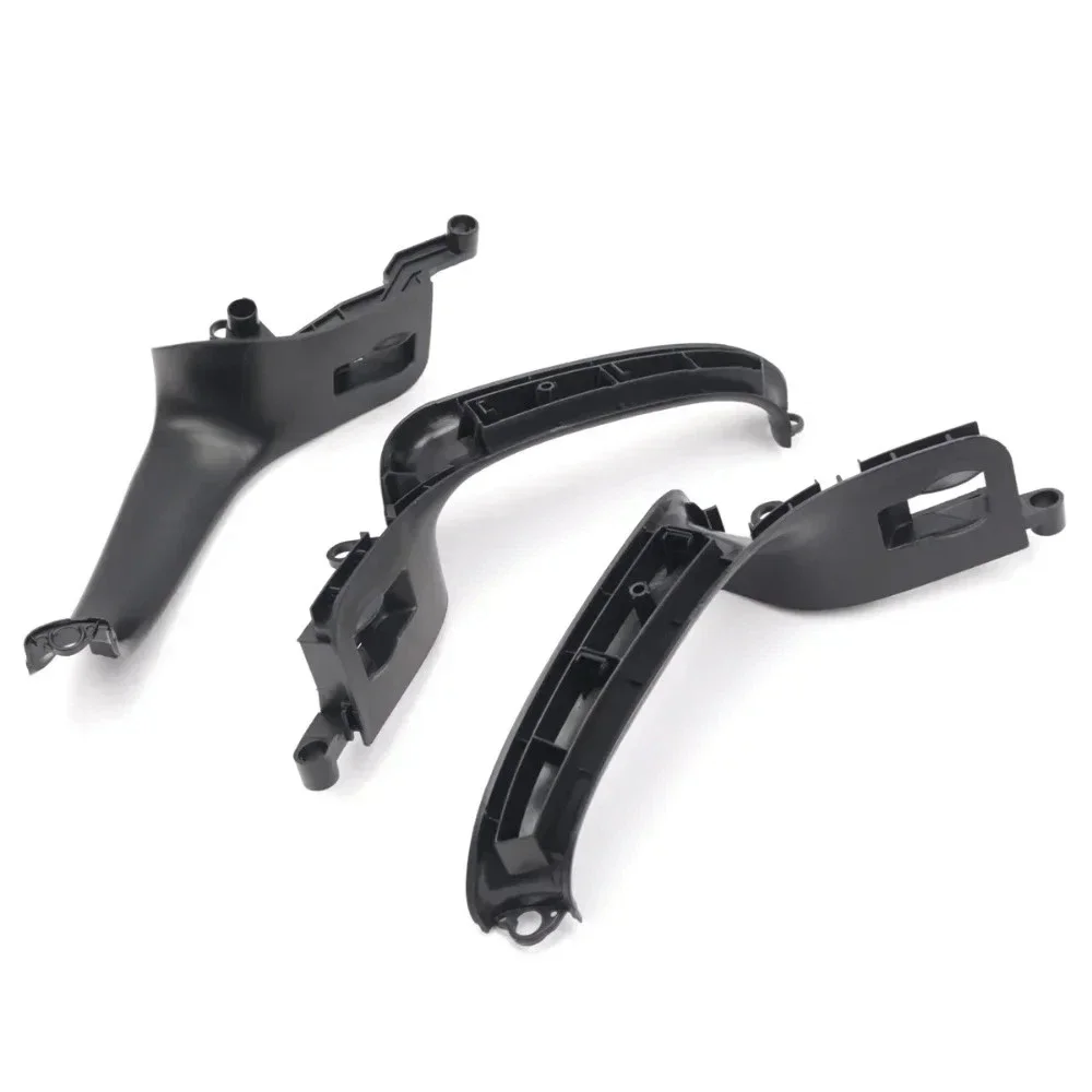 Black Car Interior Doors Handle Pull Trim Cover 8E0868394A 8E0868393A 8E1867162B For Audi A4 B6 B7 2002-2004 2005 2006 2007 2008