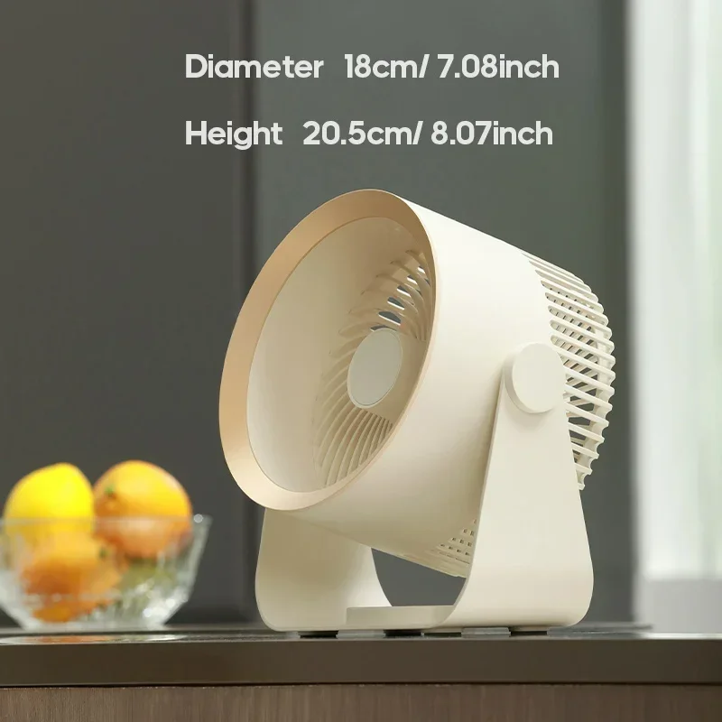 2024 New multifunctional electric fan circulator wireless portable home silent ventilation fan desktop wall mounted fan cooler