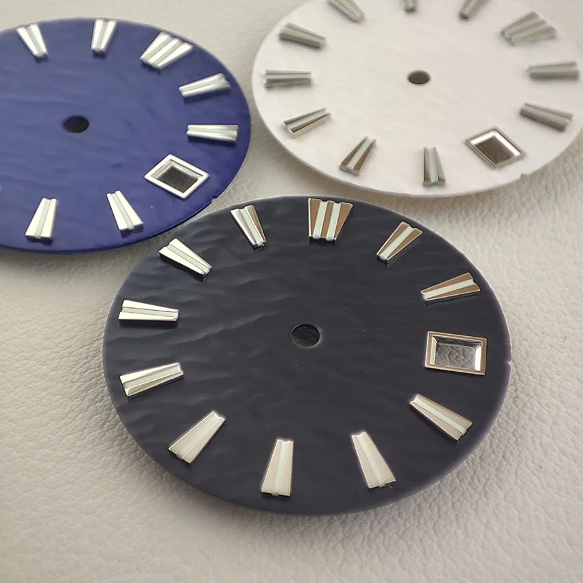 28.5MM Dial NH35 Dial Strong Green Luminous Dial Suitable for NH35/4R/7S Movement Watch Parts Replacement