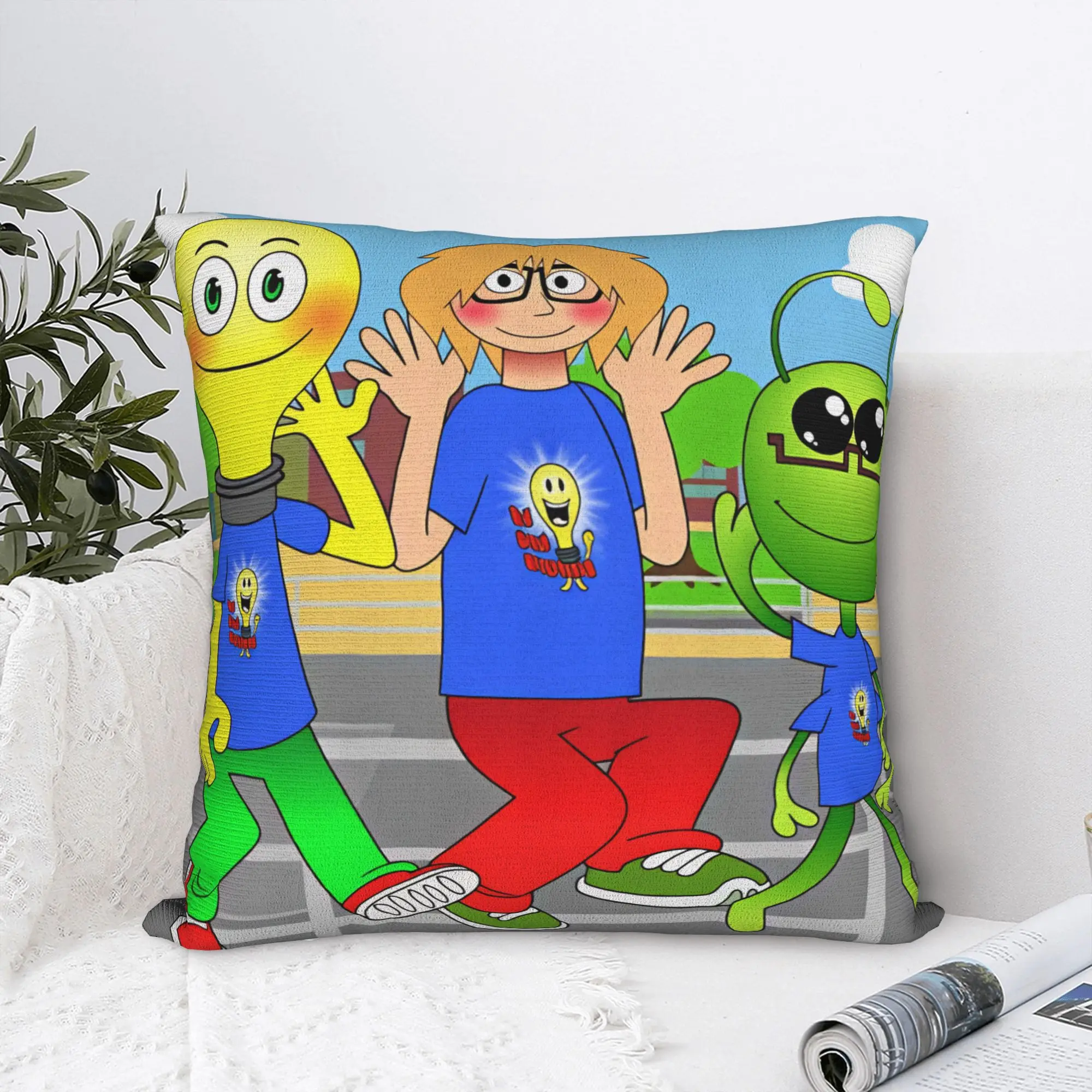 Fact Attack Adventures Pillow Cover  Vintage Pillow Case For Chair Sofa Home Decor Comfy Pillowcases Gift